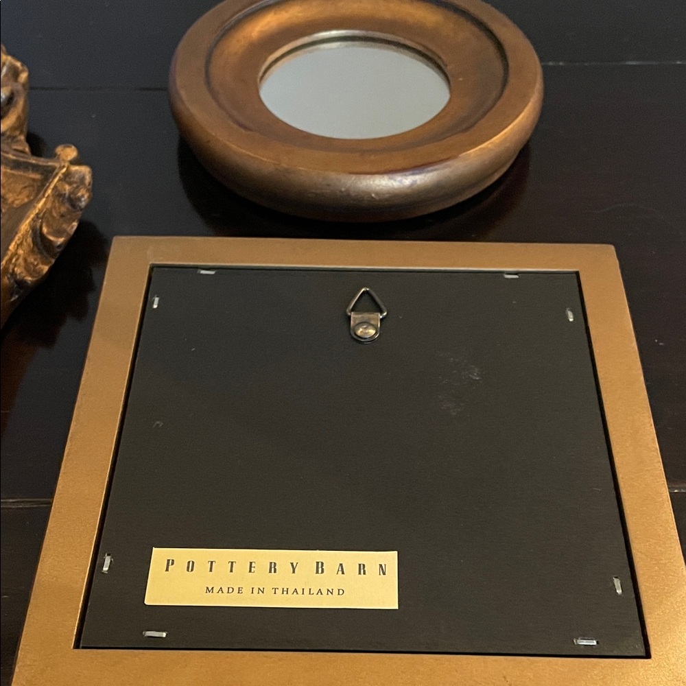 Pottery Barn Gold-Tone Decorative Mirror Set - Picture 2 of 2